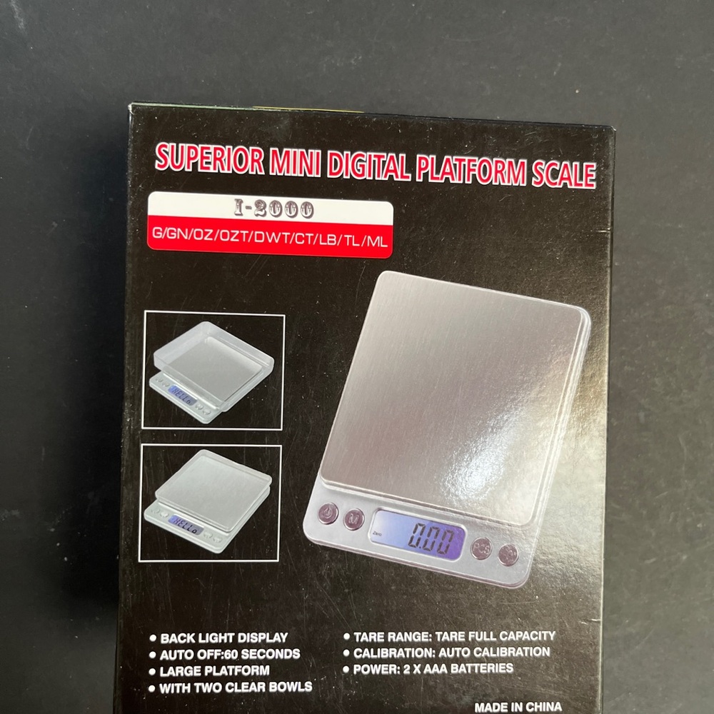 Superior Mini Digital Platform Scale - Silver